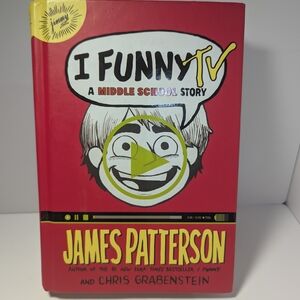 Scholastic Red and Yellow "I Funny TV" by James Patterson
